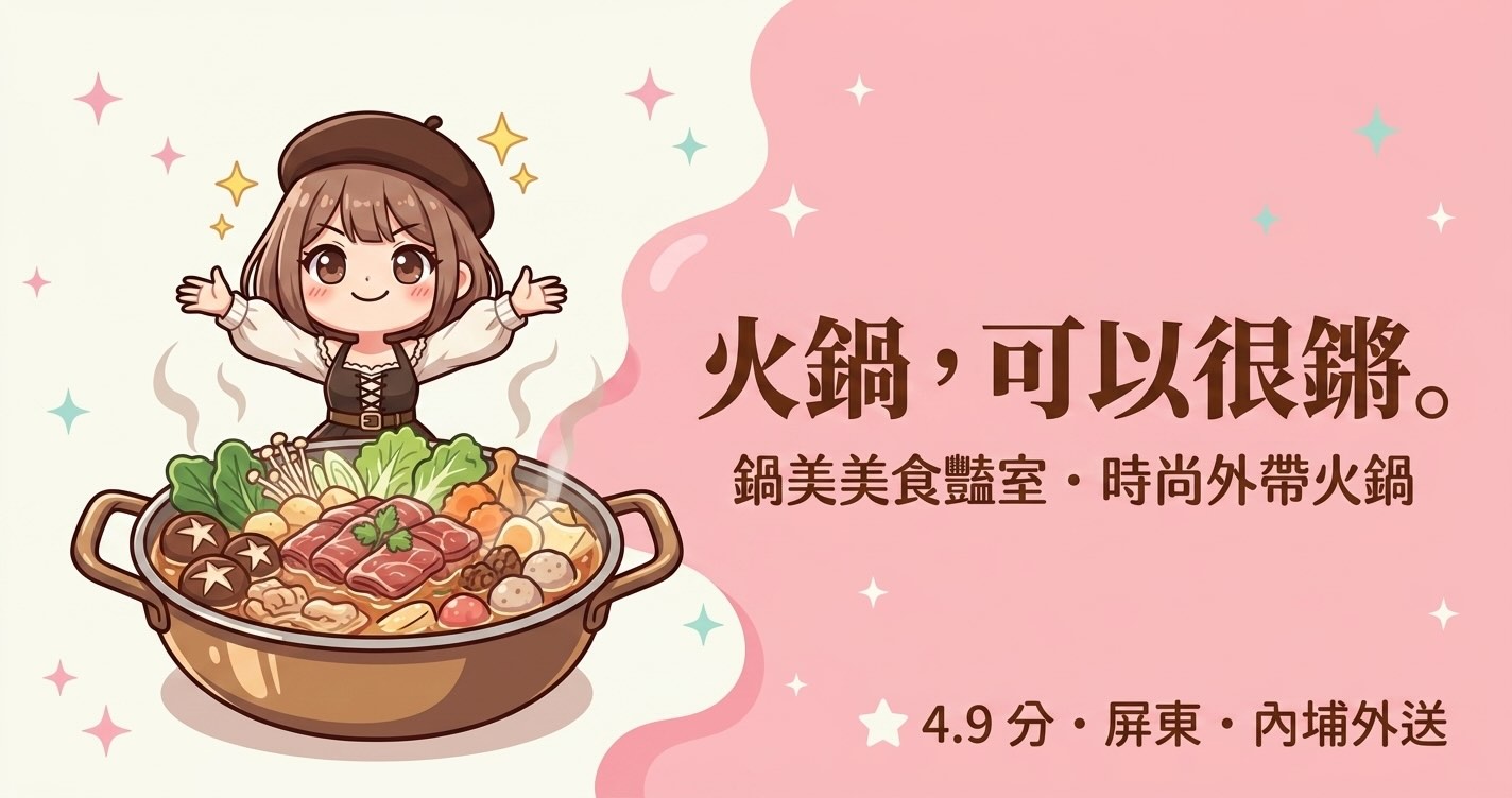 火鍋，可以很鏘。鍋美美食豔室